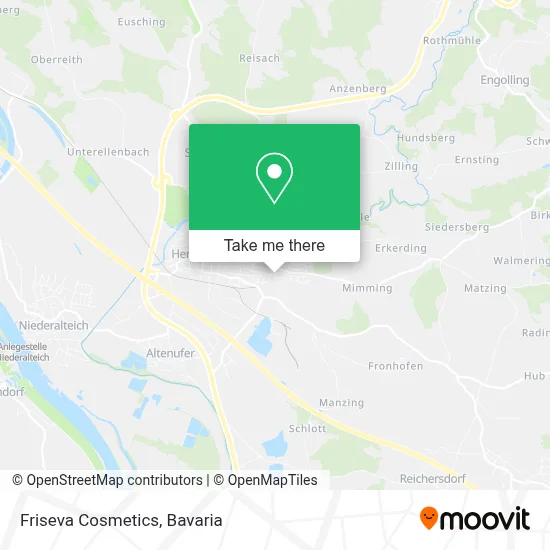 Friseva Cosmetics map