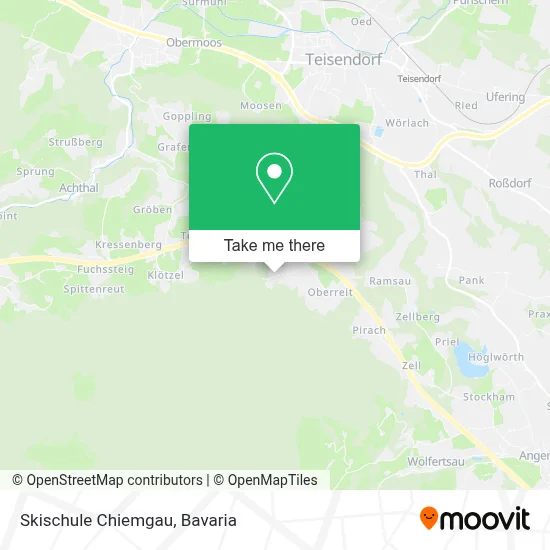 Skischule Chiemgau map
