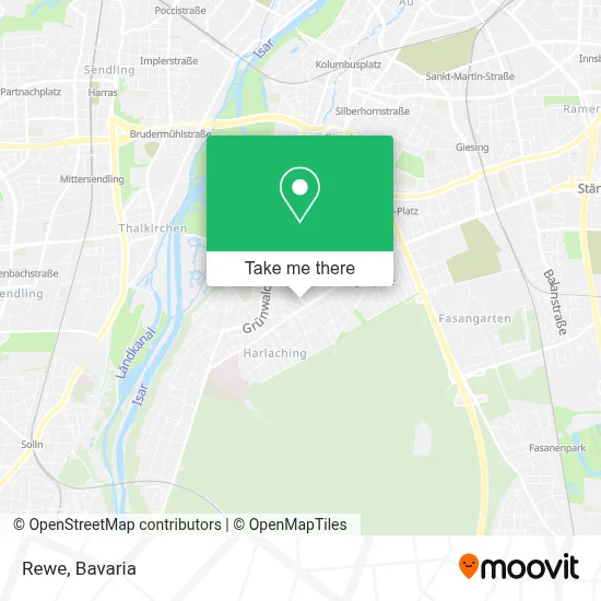 Rewe map