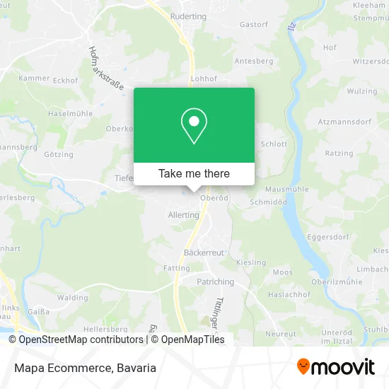 Mapa Ecommerce map