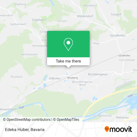 Edeka Huber map