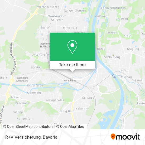R+V Versicherung map
