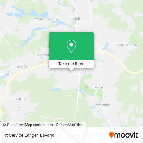 It-Service Langer map
