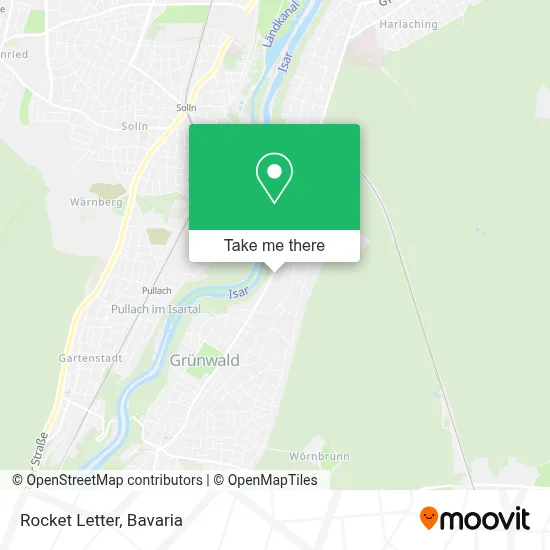 Rocket Letter map