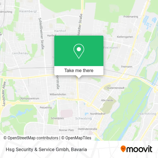 Hsg Security & Service Gmbh map
