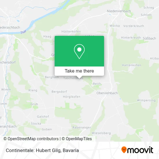 Continentale: Hubert Gilg map