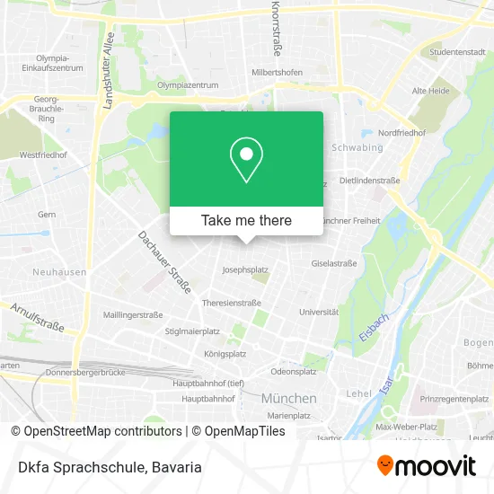 Dkfa Sprachschule map