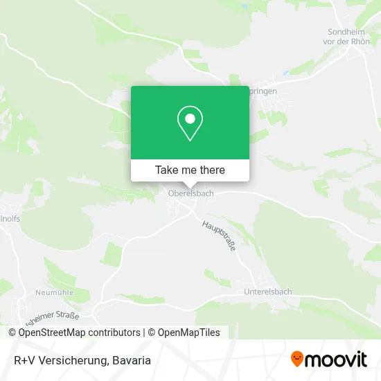 R+V Versicherung map