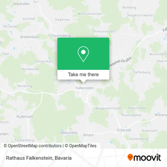 Rathaus Falkenstein map