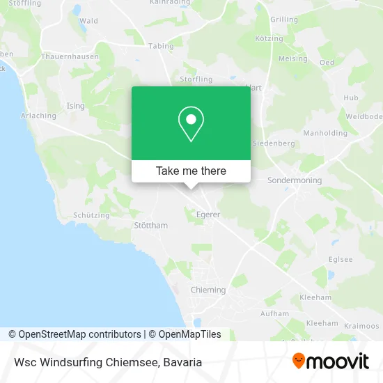 Wsc Windsurfing Chiemsee map