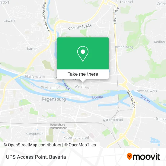 Ups Access Point map