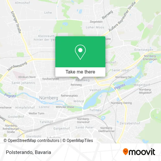 Polsterando map