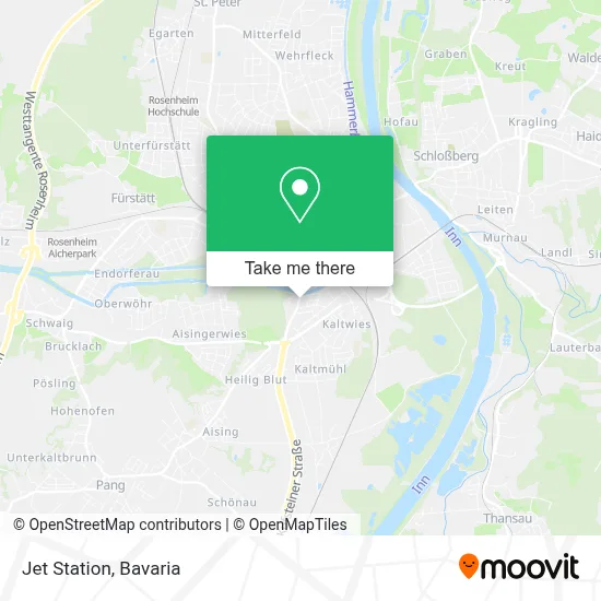 Jet Station map