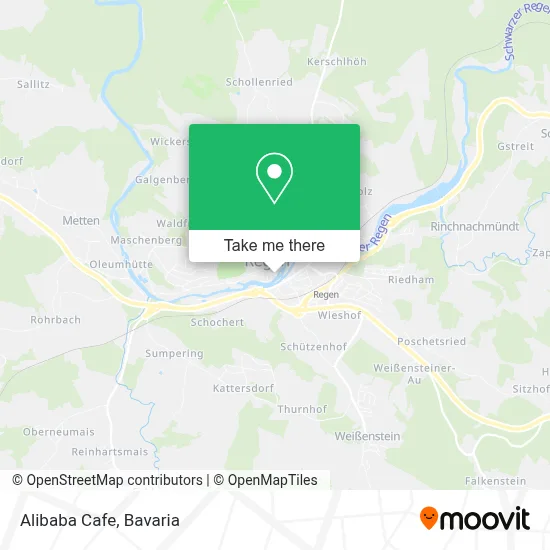 Alibaba Cafe map