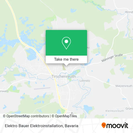 Elektro Bauer Elektroinstallation map