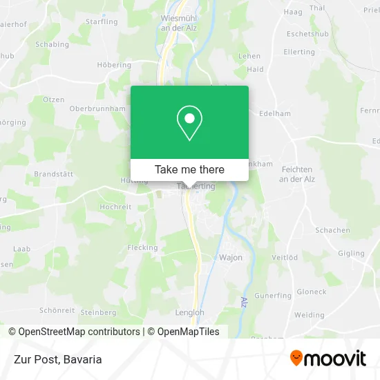 Zur Post map