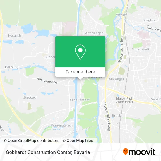 Gebhardt Construction Center map