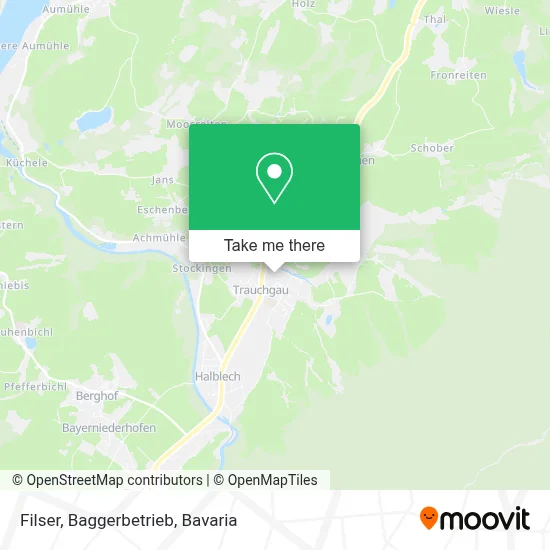 Filser, Baggerbetrieb map
