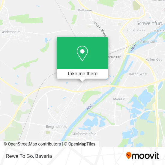 Rewe To Go map