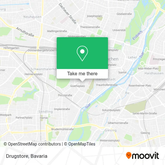 Drugstore map
