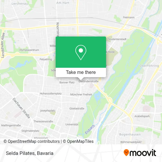 Selda Pilates map