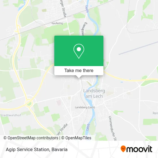 Agip Service Station map