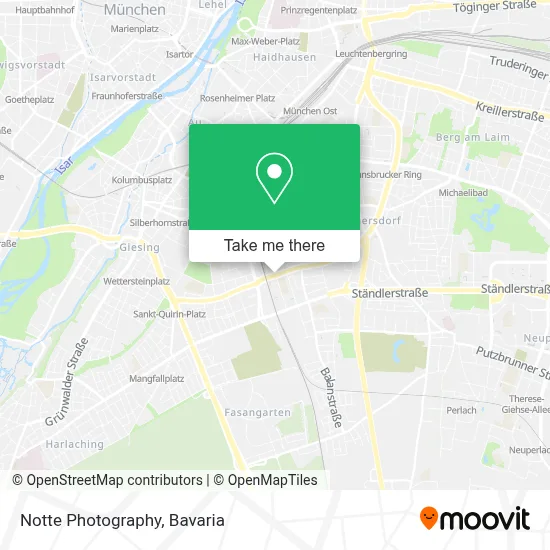 Notte Photography map