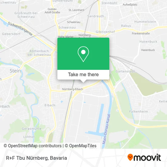 R+F Tbu Nürnberg map