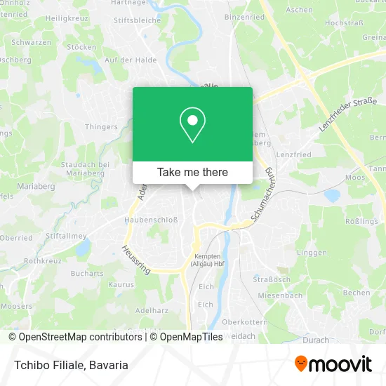 Tchibo Filiale map