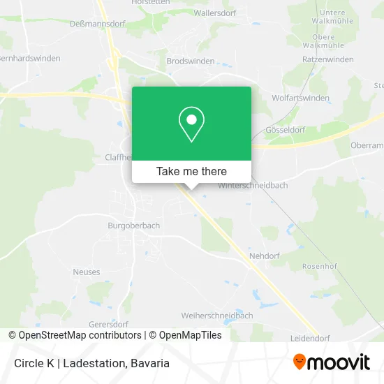 Circle K | Ladestation map