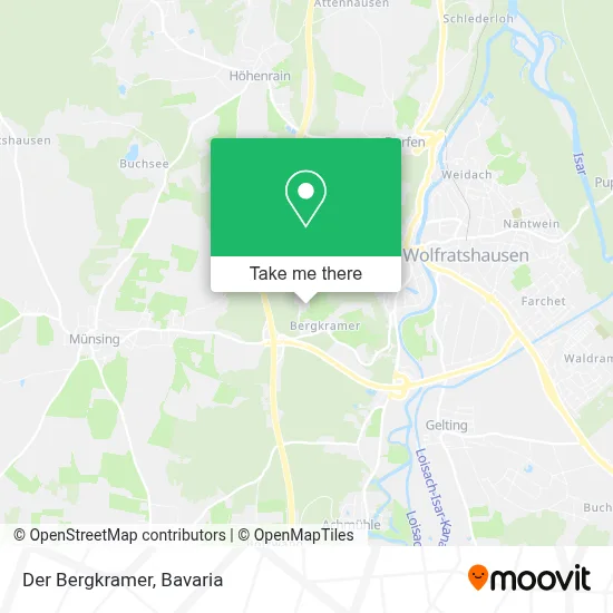 Der Bergkramer map