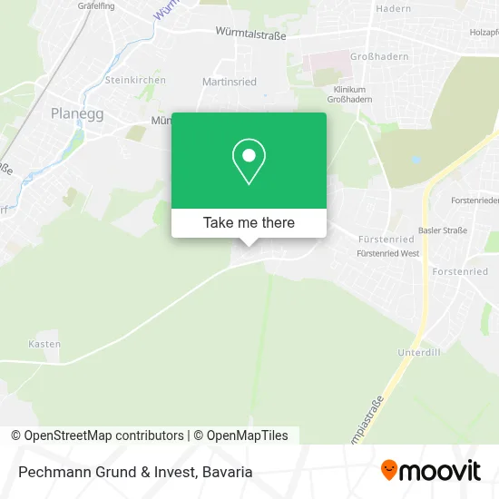 Pechmann Grund & Invest map
