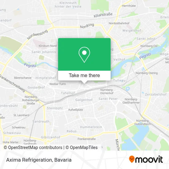 Axima Refrigeration map