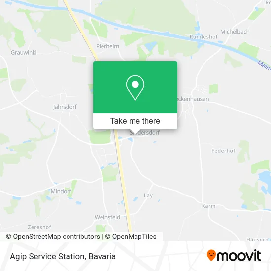Agip Service Station map
