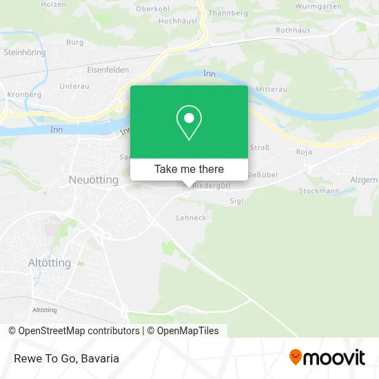 Rewe To Go map