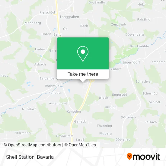 Shell Station map