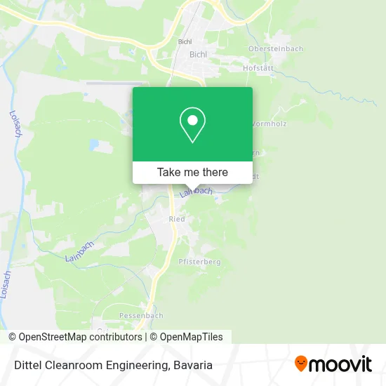 Dittel Cleanroom Engineering map