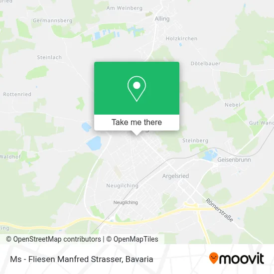 Ms - Fliesen Manfred Strasser map