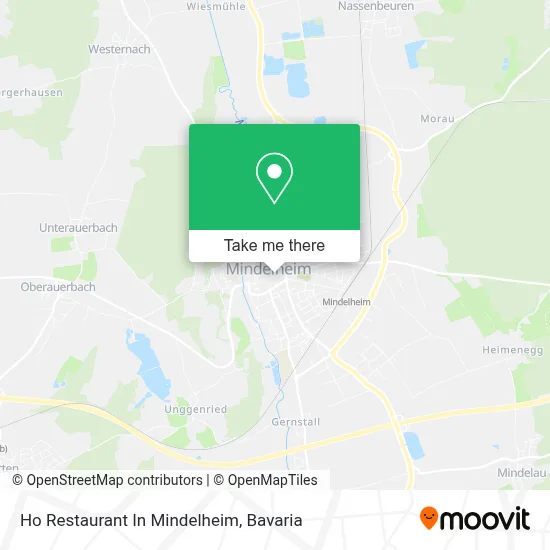 Ho Restaurant In Mindelheim map