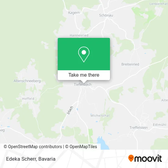 Edeka Scherr map