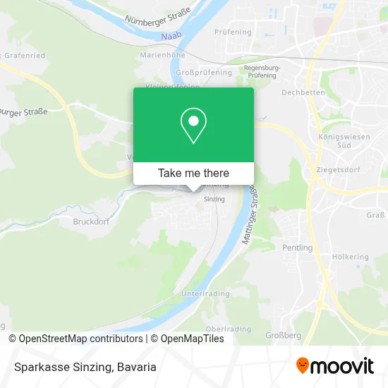 Sparkasse Sinzing map