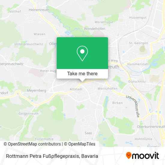 Rottmann Petra Fußpflegepraxis map