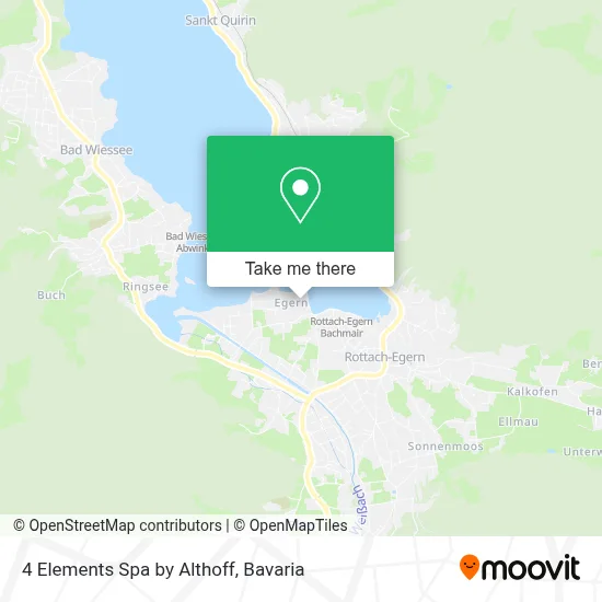 4 Elements Spa by Althoff map