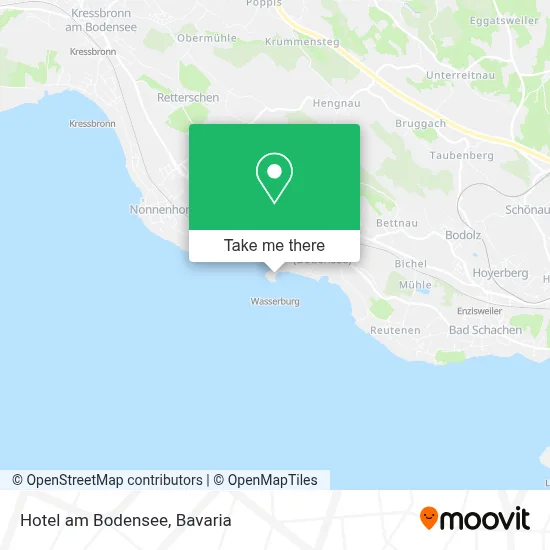 Hotel am Bodensee map