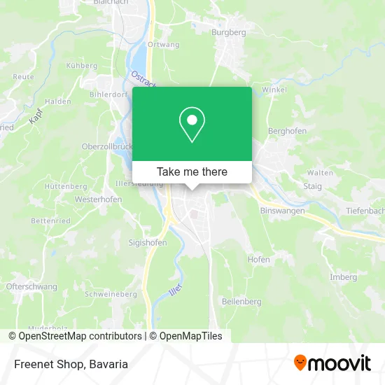 Freenet Shop map