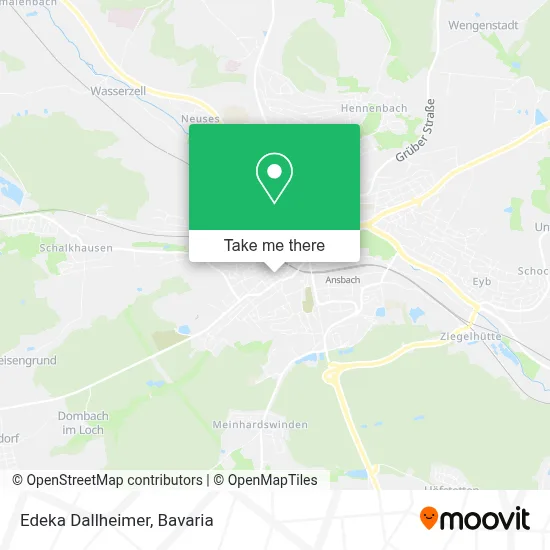 Edeka Dallheimer map