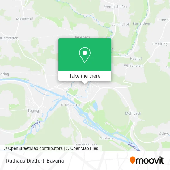 Rathaus Dietfurt map