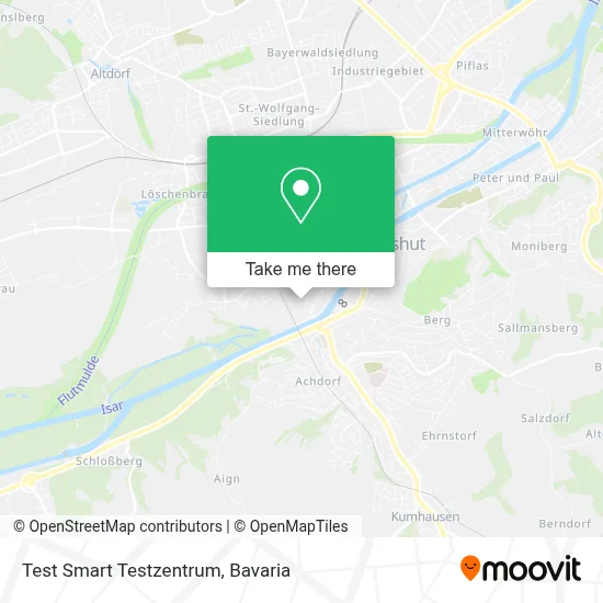 Test Smart Testzentrum map