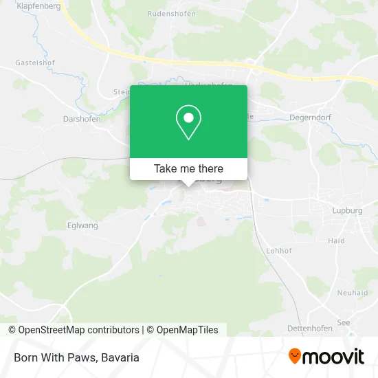 Born With Paws map