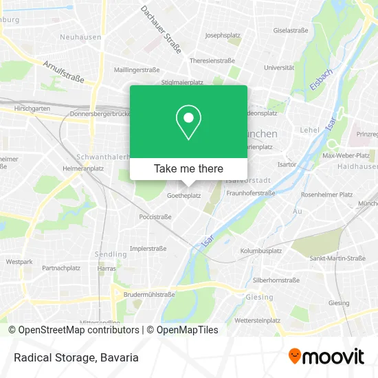 Radical Storage map
